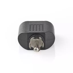 Adaptor Subwoofer RCA tata - 2x RCA mama negru Nedis 2