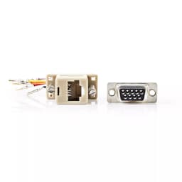 Adaptor DB9 mama - RJ45 mama Nedis 1