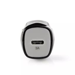 Incarcator auto 1x USB Type C 3.0 A negru Nedis 2