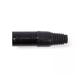 Conector XLR 3-Pin tata negru Nedis 1