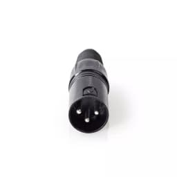 Conector XLR 3-Pin tata negru Nedis 2