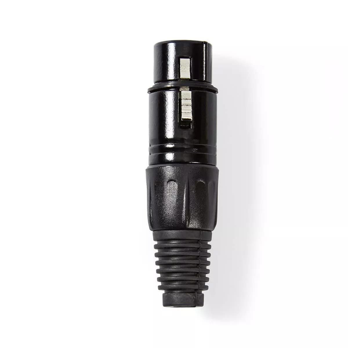Conector XLR 3-Pin mama negru Nedis