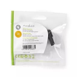 Conector alimentare IEC-320-C7 mama - IEC320-C8 tata unghi 90 negru 4