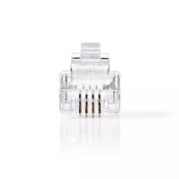 Set conectori RJ11 tata transparent 10buc NEDIS 2