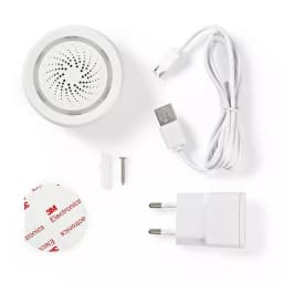 Dispozitiv de alarma cu conexiune WiFi 85dB Nedis 1