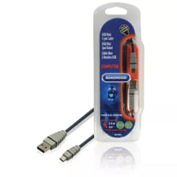 Cablu USB 2.0 USB A tata - USB Mini 5-pini tata 2metri Bandridge 3