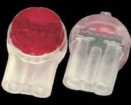 Conector 3 fire 0.4-0.9mm cu gel Scotchlok IDC 19-26AWG rosie 3M 3