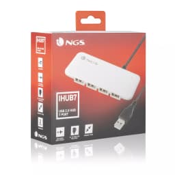 HUB USB2.0 cu 7 porturi si adaptor alimentare iHub7 NGS 2