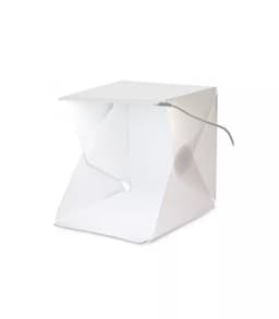 Cort Foto iluminat cu banda LED alba 1