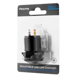 Mufa montaj auto incarcare 2x USB QC3.0 Peiying 3