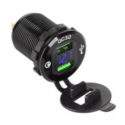 Mufa montaj auto incarcare 2x USB QC3.0 Peiying 1
