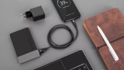 Cablu USB - USB Type C REBEL 100cm negru 1m 2