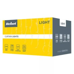 Perdea 330 LED-uri IP44 alb cald 5m 6W REBEL 5