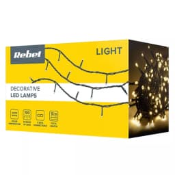 Sir iluminat festiv IP44 alb cald 10m REBEL 4