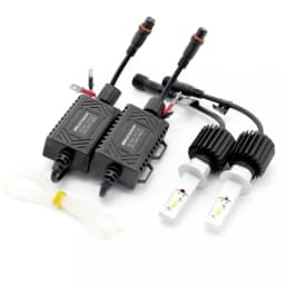 Set becuri LED H1 12-24V 6000K 4000lm 2buc Carguard 3