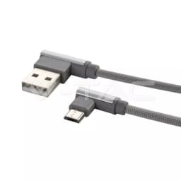 Cablu micro USB 1m DIAMOND EDITION argintiu V-TAC 2