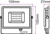 Reflector LED SMD 20W 1600lm 6400K IP65 GRI CIP SAMSUNG V-TAC 2