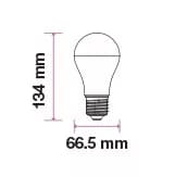 Bec LED A65 E27 15W 1250lm 4000K alb neutru cip SAMSUNG V-TAC 2