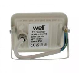 Proiector LED 10W 800lm IP65 4000K alb Well 2