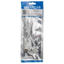 Cablu USB 2.0 - micro USB lightning 30p 1m alb VALUELINE 3