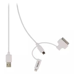 Cablu USB 2.0 - micro USB lightning 30p 1m alb VALUELINE 1