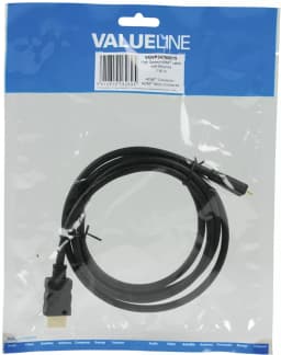 Cablu HDMI tata - micro HDMI HighSpeed Ethernet 1.5m VALUELINE 2