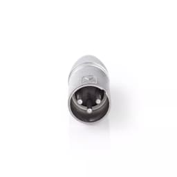 Adaptor XLR 3 pini tata - mama RCA 1buc metal NEDIS 2