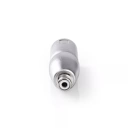 Adaptor XLR 3 pini tata - mama RCA 1buc metal NEDIS 3