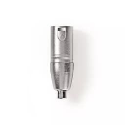 Adaptor XLR 3 pini tata - mama RCA 1buc metal NEDIS 1