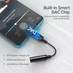 Cablu adaptor USB Type C - Jack 3.5 mm mama casti Choetech AUX003 3