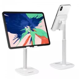 Suport reglabil de birou pentru telefon argintiu Choetech H035 2