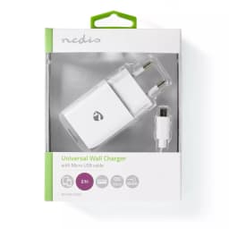 Alimentator USB Nedis iesire 2.1A cablu micro USB inclus alb 3