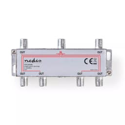 Splitter distribuitor semnal TV Nedis 6 cai 5-1000Mhz 10dB Max 1