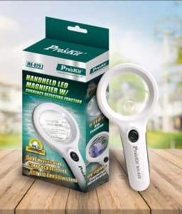 Lupa portabila LED cu lumina UV ProsKit 2