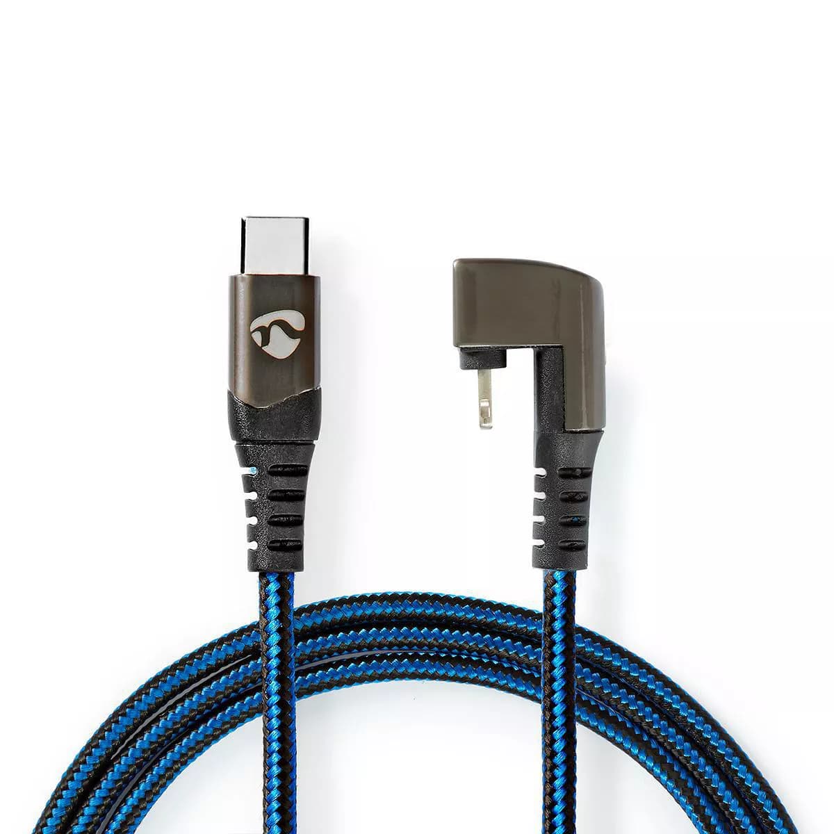 Cablu sincronizare incarcare USB Type C - Lightning 180 1m NEDIS