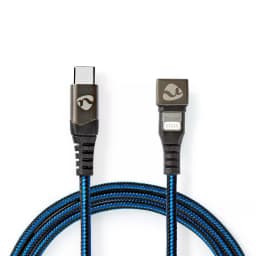 Cablu sincronizare incarcare USB Type C - Lightning 180 1m NEDIS 2