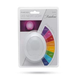 Lumina de veghe LED colori alternante 7 LED 8x10cm PHENOM 4