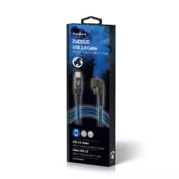 Cablu USB Type C tata - USB Type C tata conector gaming 180 2m NEDIS 10