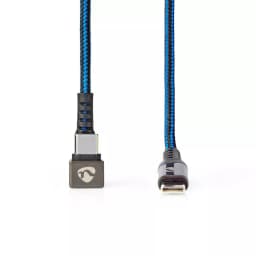Cablu USB Type C tata - USB Type C tata conector gaming 180 2m NEDIS 3