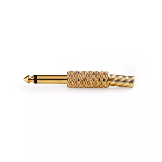 Conector jack 6.35 mm Mono tata aurit 1buc Nedis