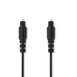 Cablu optic TOSLINK tata - TOSLINK tata 1m negru Nedis 1