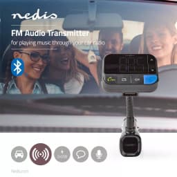 Modulator FM Nedis Bluetooth MicroSD Hands-Free Control vocal 2x USB 2