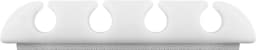 Cleme pentru gestionarea cablurilor cu 4 sloturi Goobay set 2buc alb 8