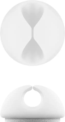 Cleme pentru gestionarea cablurilor Goobay set 5buc alb 14
