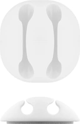 Cleme pentru gestionarea cablurilor Goobay set 5buc alb 17