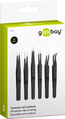 Set pensete antistatice 6 piese Goobay 2
