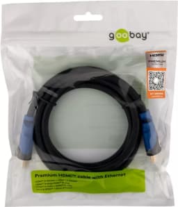 Cablu PREMIUM HIGH SPEED HDMI Ethernet HDMI v2.0b 3m Goobay 2