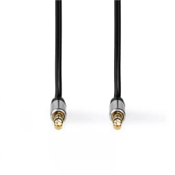 Cablu Audio Stereo Nedis Jack 3.5 mm - 3.5 mm 1m negru 2