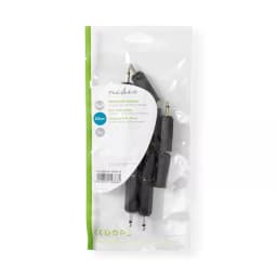 Adaptor JACK 3.5 mm mono tata la 6.35 mm mono mama Nedis 1buc 3