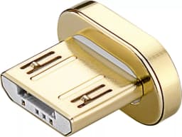 Cablu USB 2.0 cu mufa magnetica micro USB 1.2m negru Goobay 2